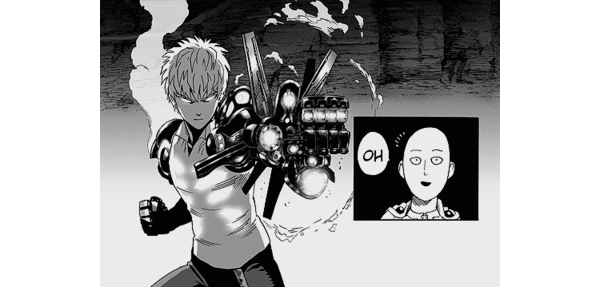 One-Punch Man - Saitama és Genos harca